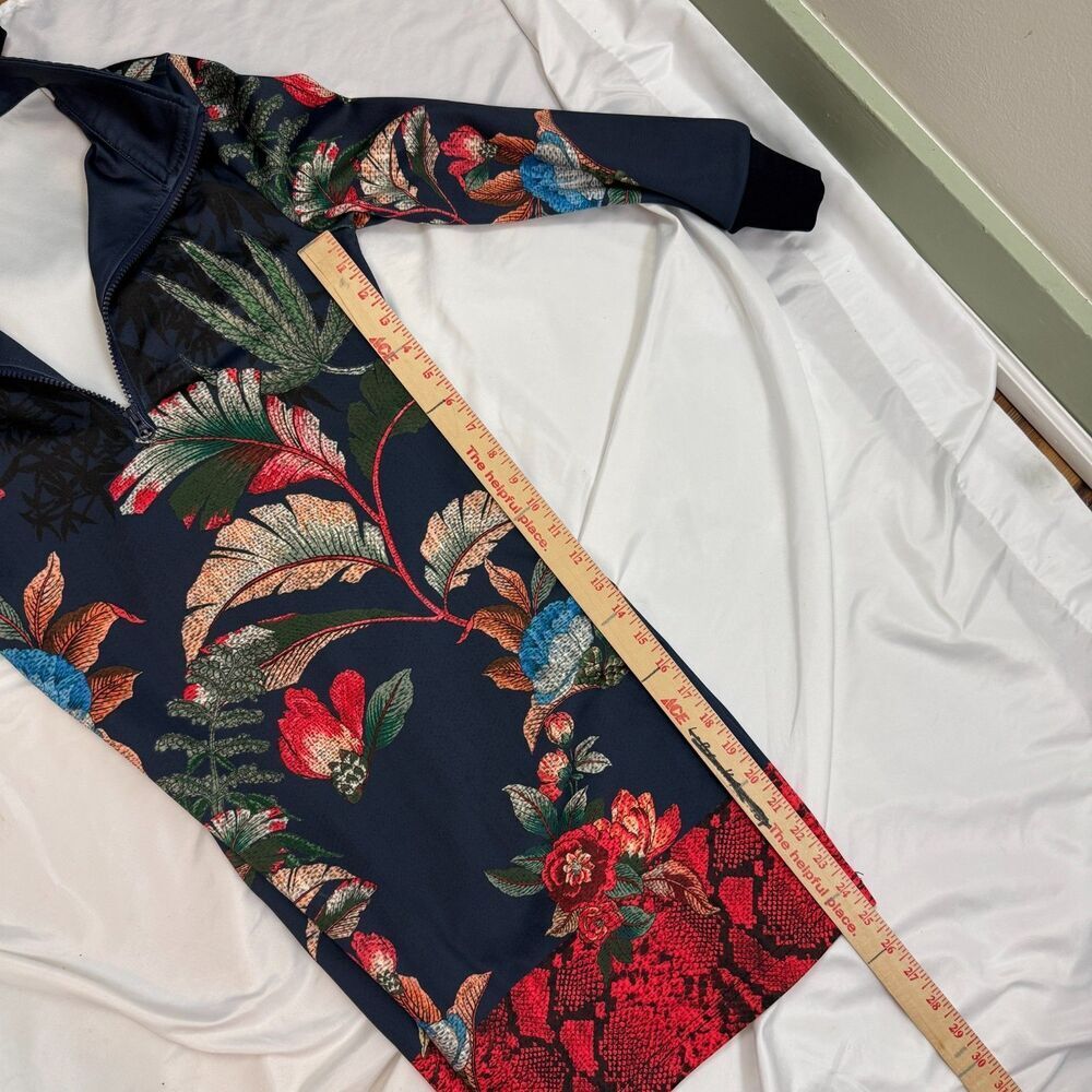 PAM & GELA Bye Birdie Track Dress Art to Wear Athleisure Golf Women's Size Small - Picture 9 of 10